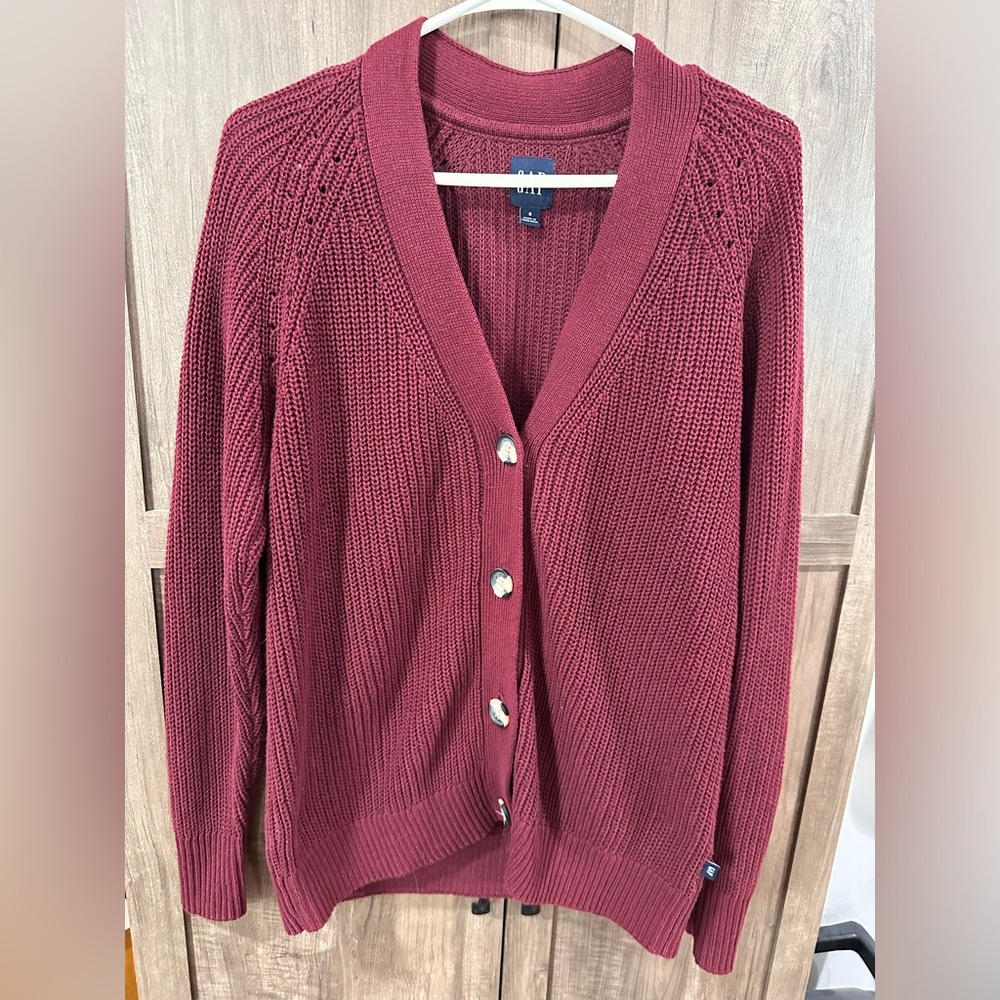 Maroon Gap Cardigan women’s size S